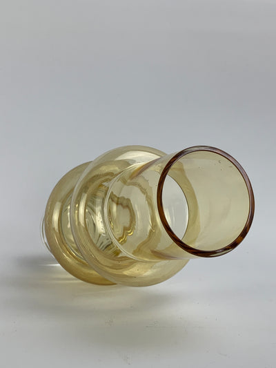 Vaso vetro ambra