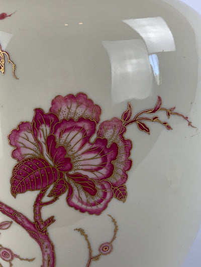Vaso porcellana Bavaria pavone