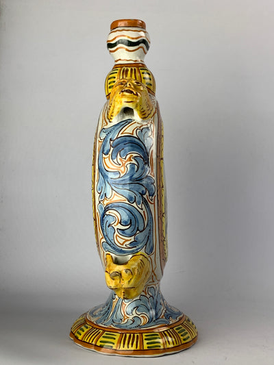 Fiasca del pellegrino ceramica Castelli
