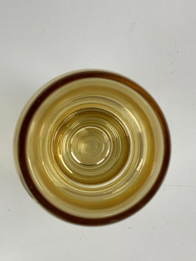 Vaso vetro ambra